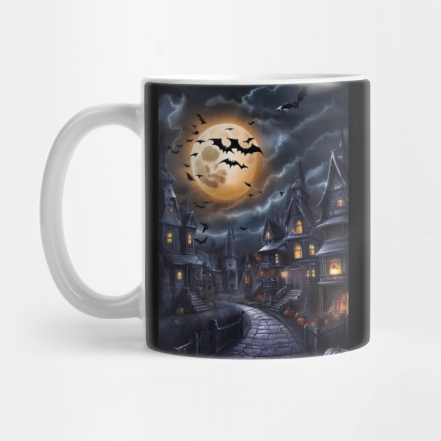 Halloween town, horror nights, party by Designs Stack